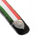 Tira de cuero bandera Italia