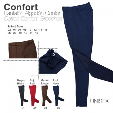 Pantalón algodón Confort. Unisex